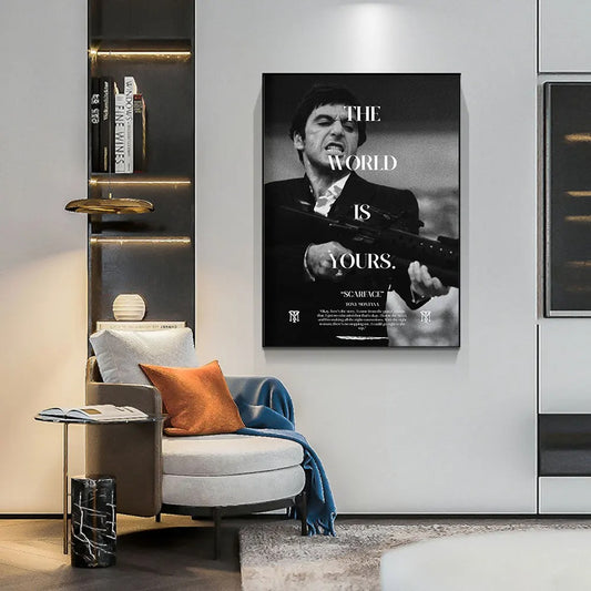 Scarface The World Is Yours Wall Art