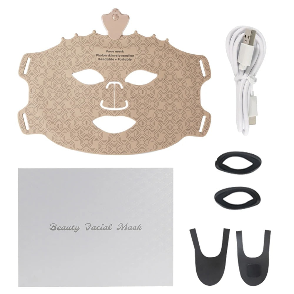 Radiant Silicone Led Light Therapy Mask