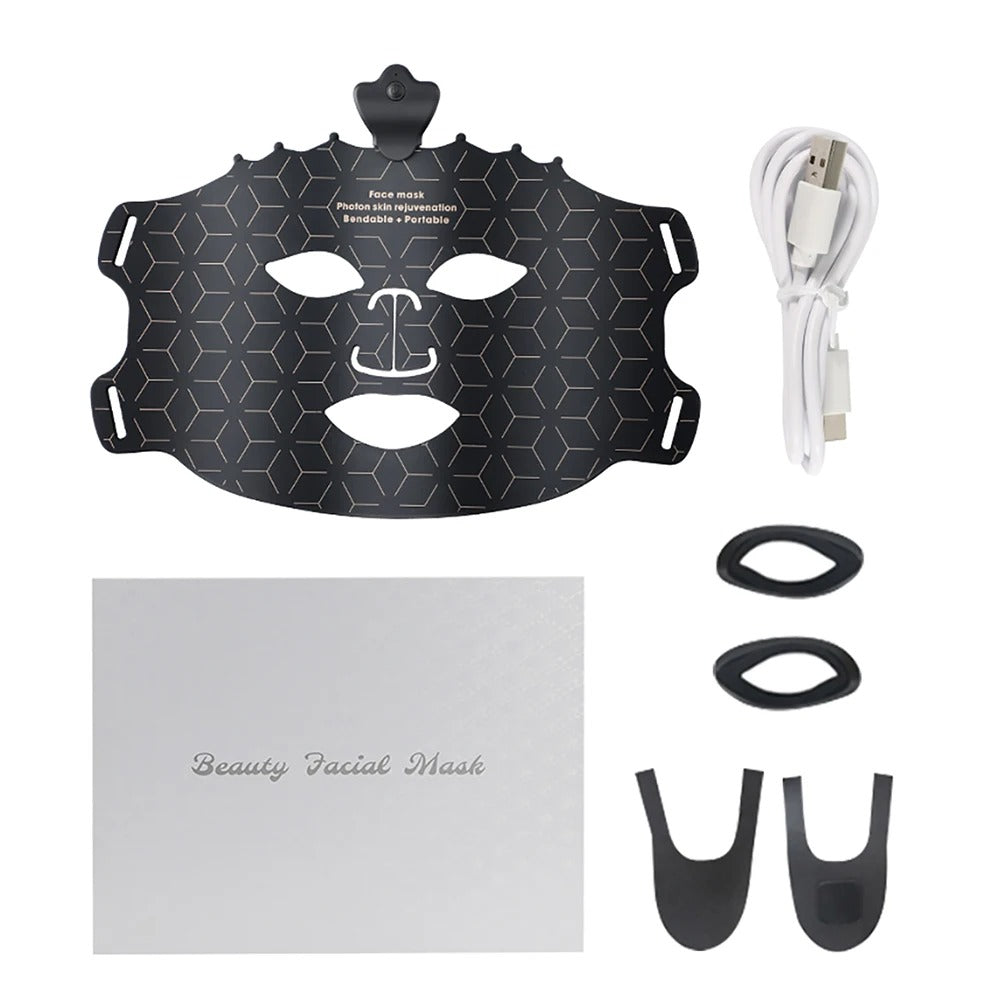 Radiant Silicone Led Light Therapy Mask